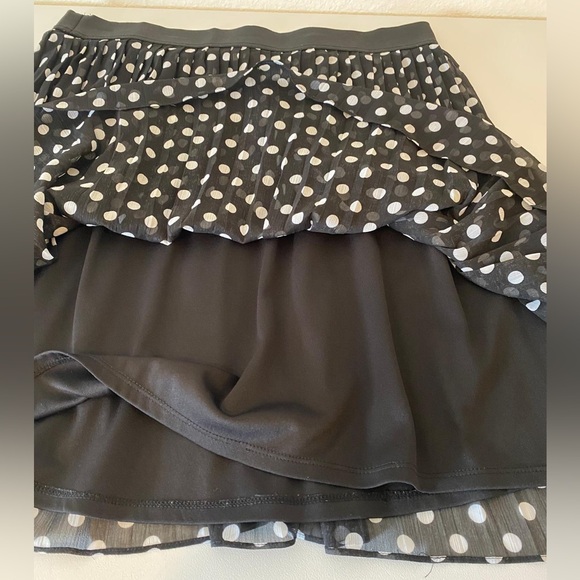 SOHO Black Polka Dot Skirt. Size XL - Picture 3 of 6